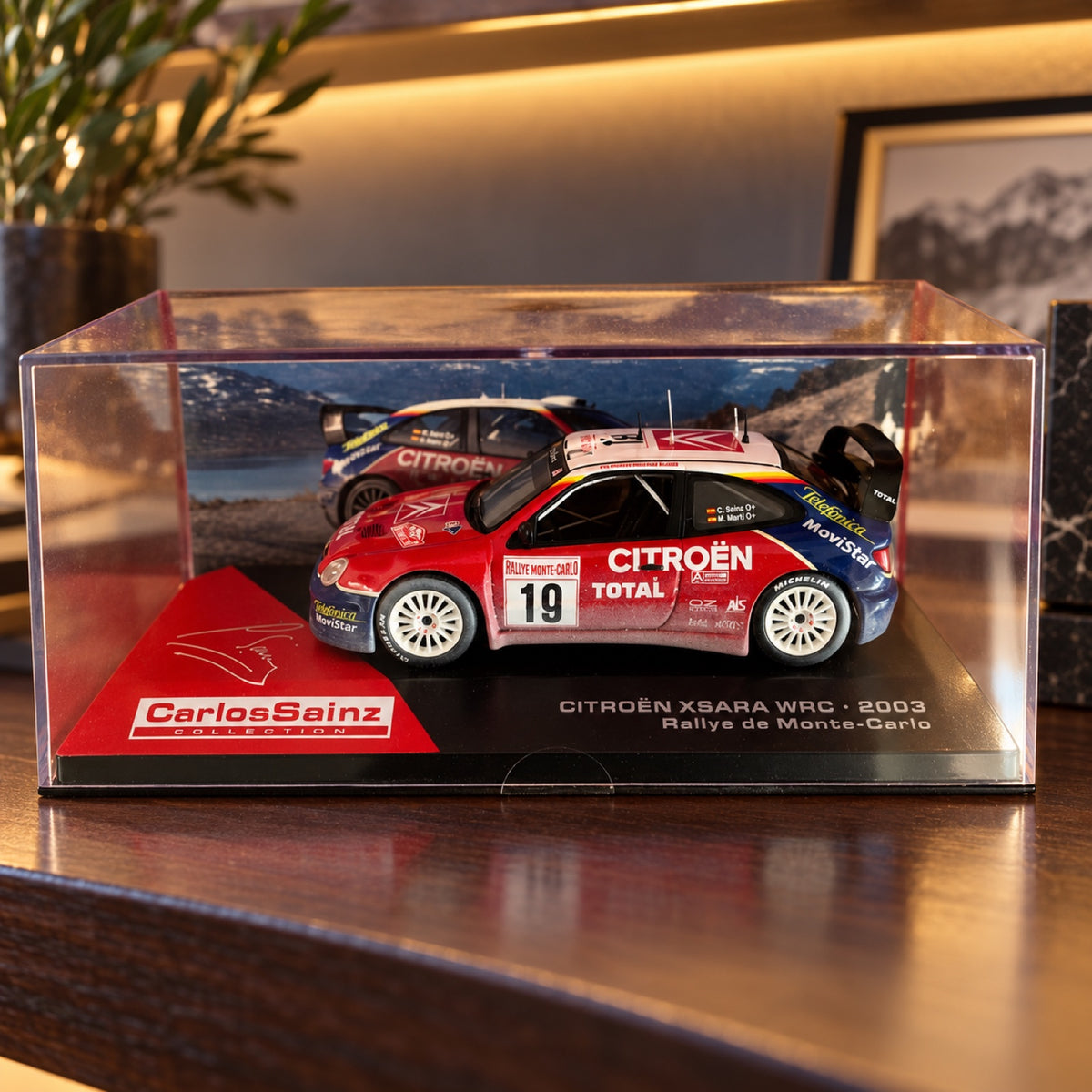 Citroën Xsara WRC Rally Monte Carlo 2003 Carlos Sainz Model 1/43 – illustrative photo (AI)