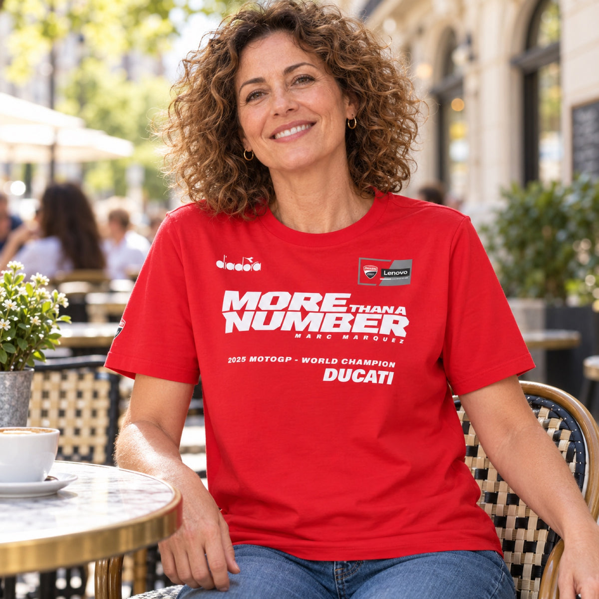 Marc Marquez Ducati Corse Team-T-Shirt – #1 Champion T-Shirt – Illustrationsfoto (KI)