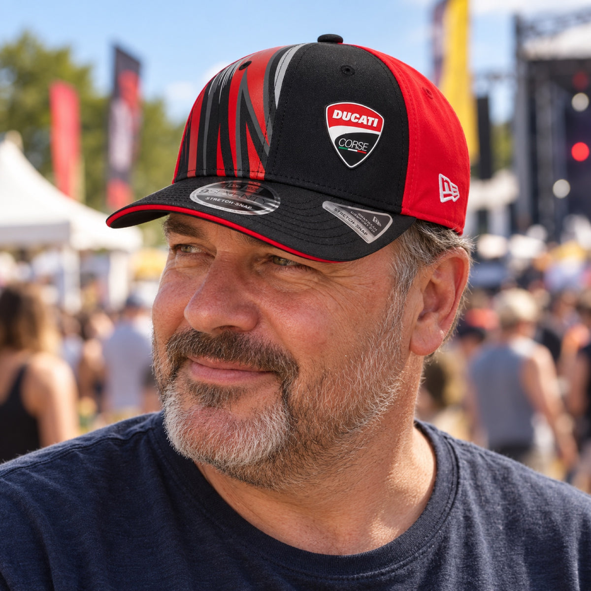 Ducati Corse 9SEVENTY Cap with Logo – illustrative photo (AI)