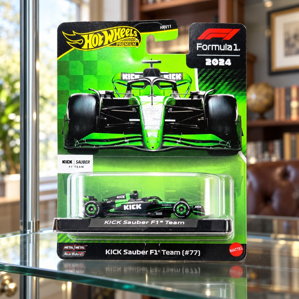 Hot Wheels F1 Premium Model – Valtteri Bottas KICK Sauber F1 – illustrative photo (AI)