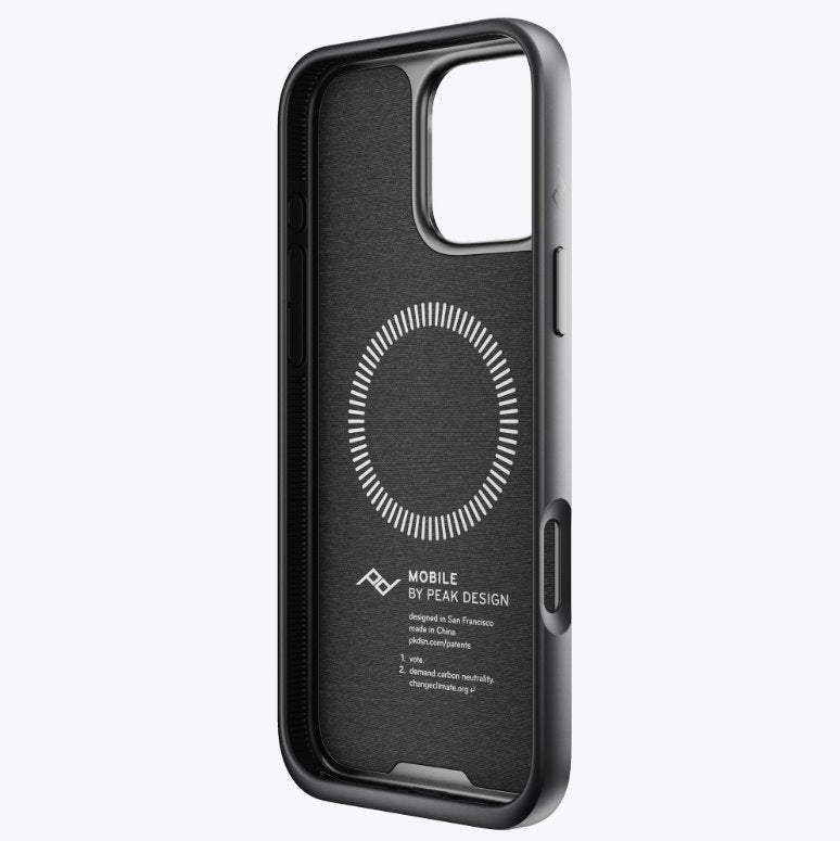 Peak Design Everyday Case Hülle für iPhone 16 Pro Max - Charcoal