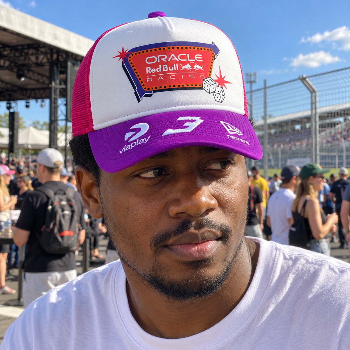Max Verstappen #3 Oracle Red Bull Racing Cap – Las Vegas 2026 Edition – ilustrační foto (AI)