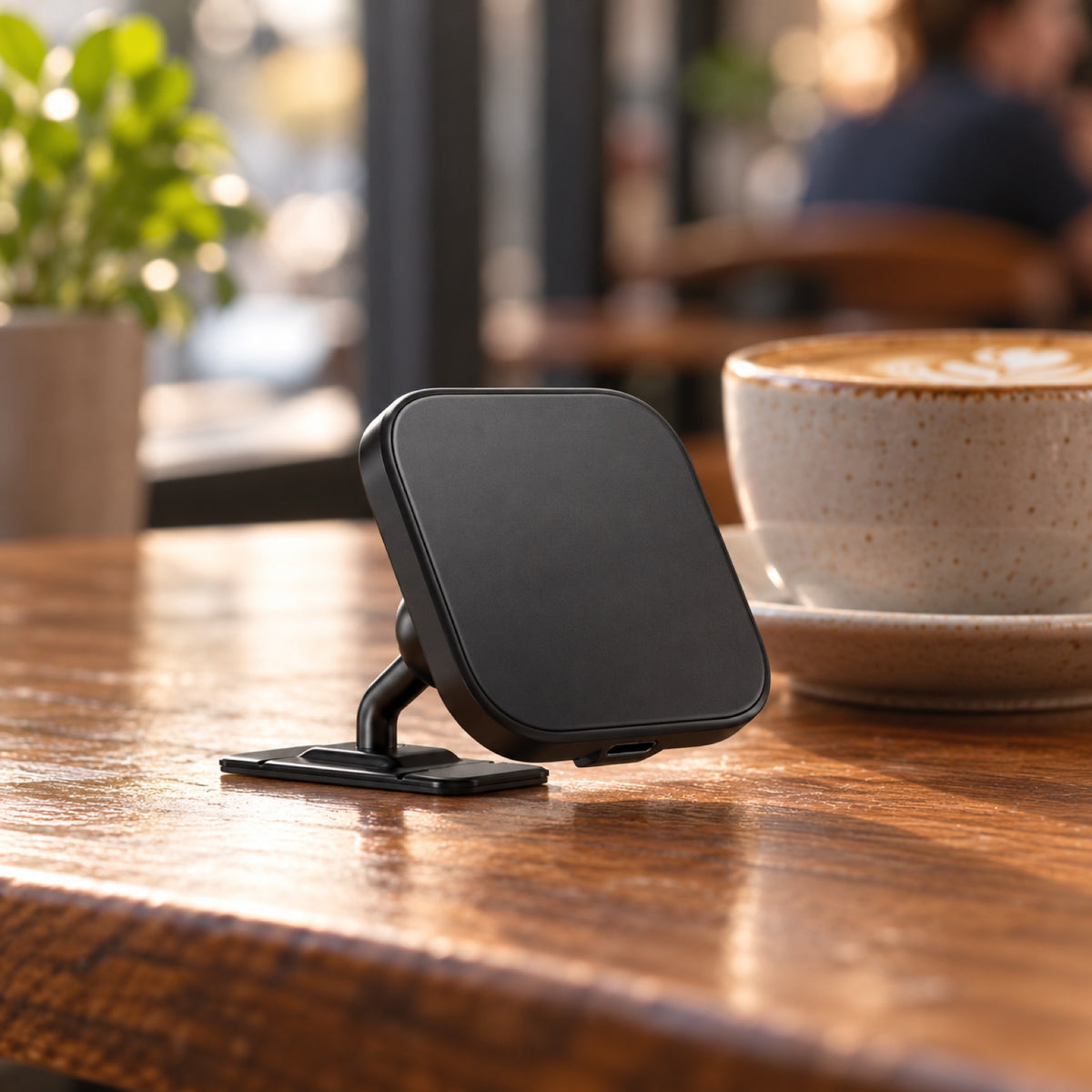 Peak Design Car Mount – VHB – Charging V2 – Schwarz – Illustrationsfoto (KI)