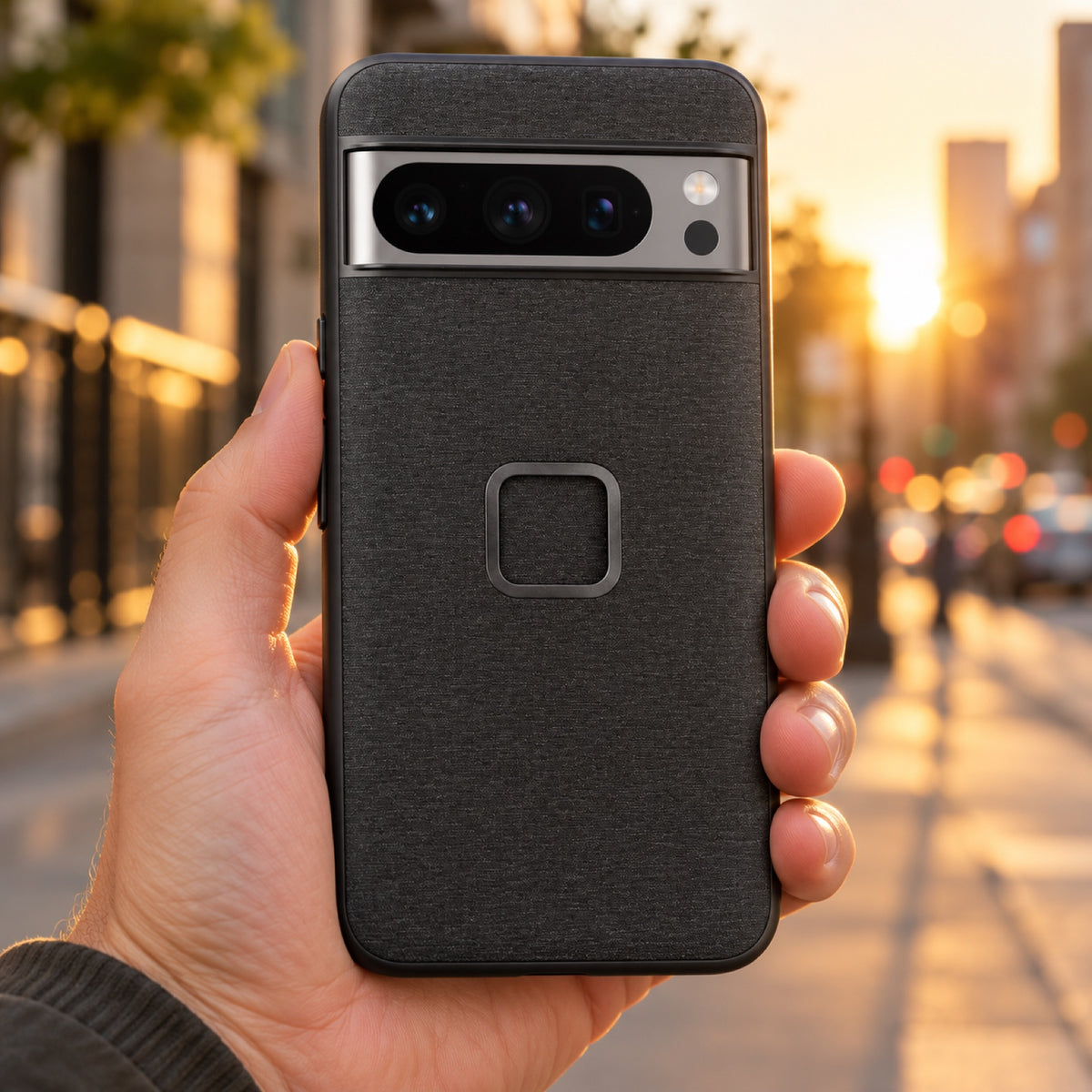 Peak Design Everyday Case Google Pixel 8 Pro – Charcoal – Illustrationsfoto (KI)