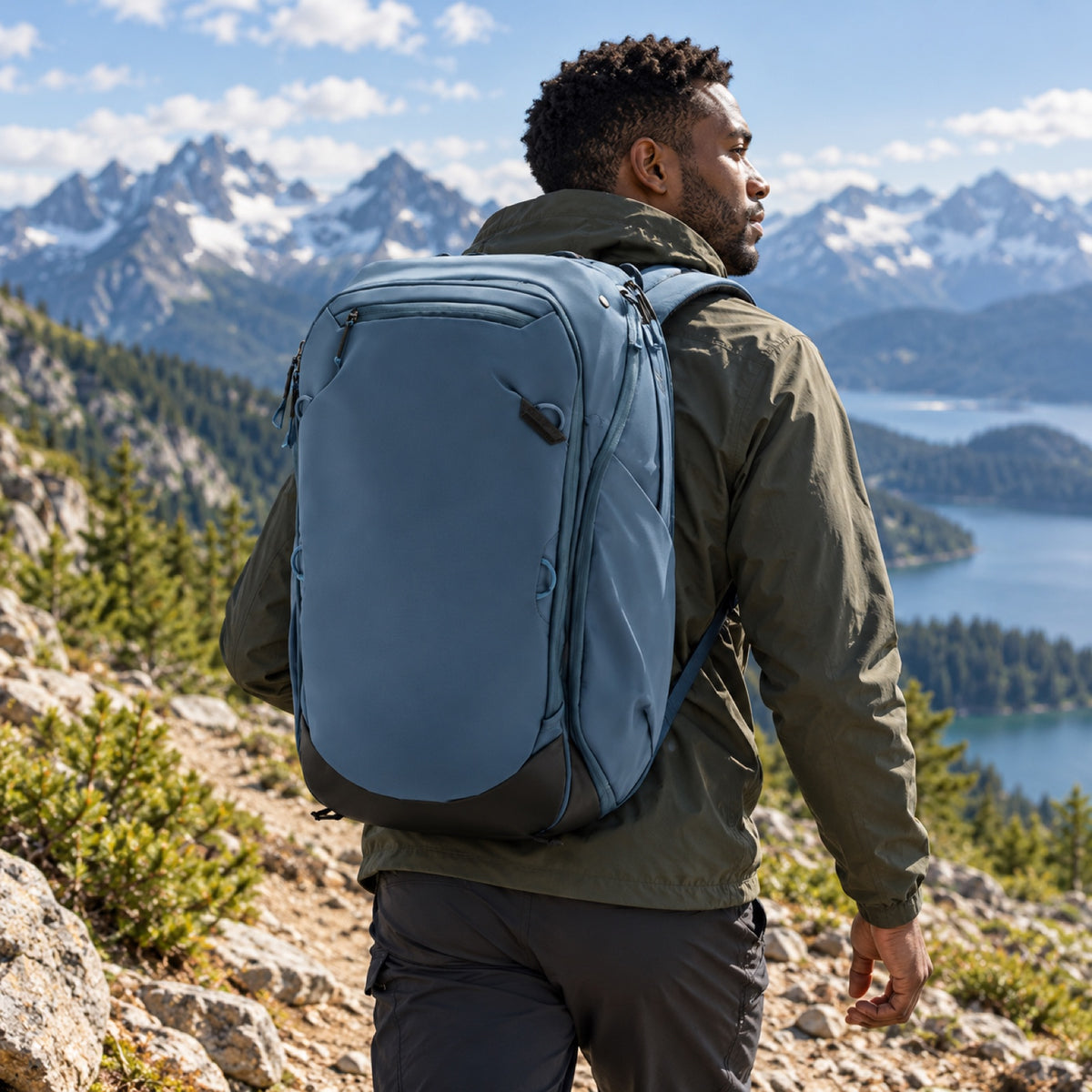Peak Design Travel Backpack 45L v2 – Ocean – Illustrationsfoto (KI)