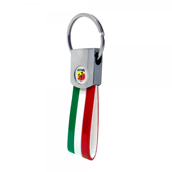 Abarth Schlüsselanhänger TRICOLOR mehrfarbig