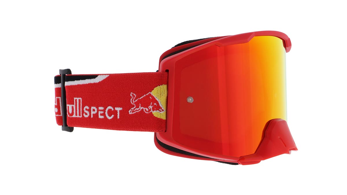 Red Bull Spect Motocrossbrille STRIVE S rot mit rotem Glas