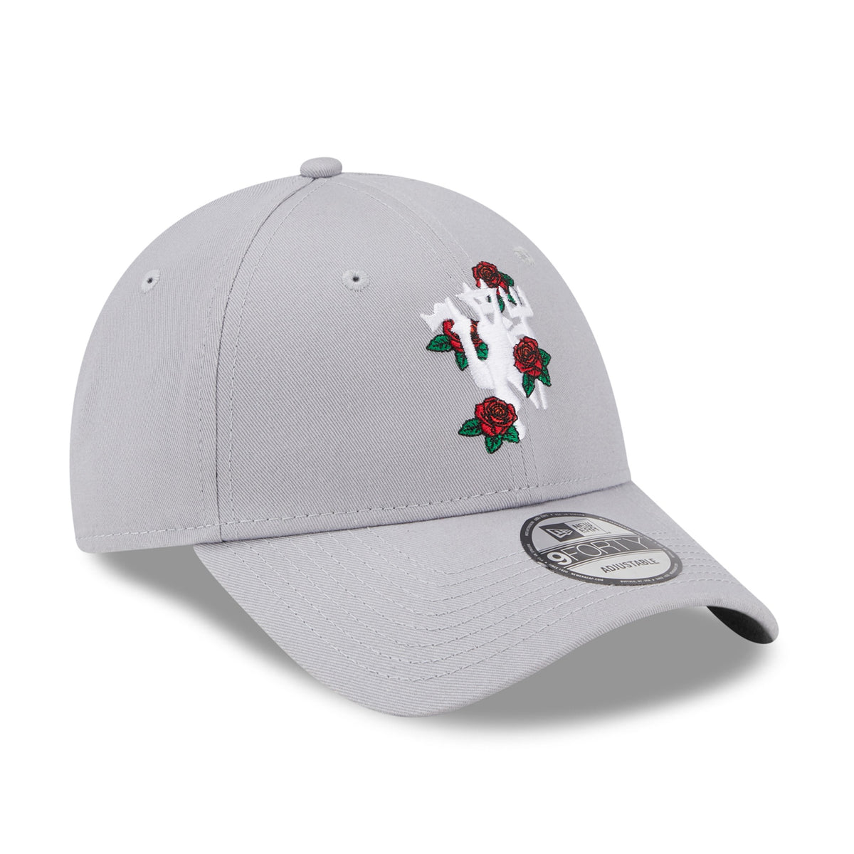 Manchester United 9FORTY Cap ROSE grau