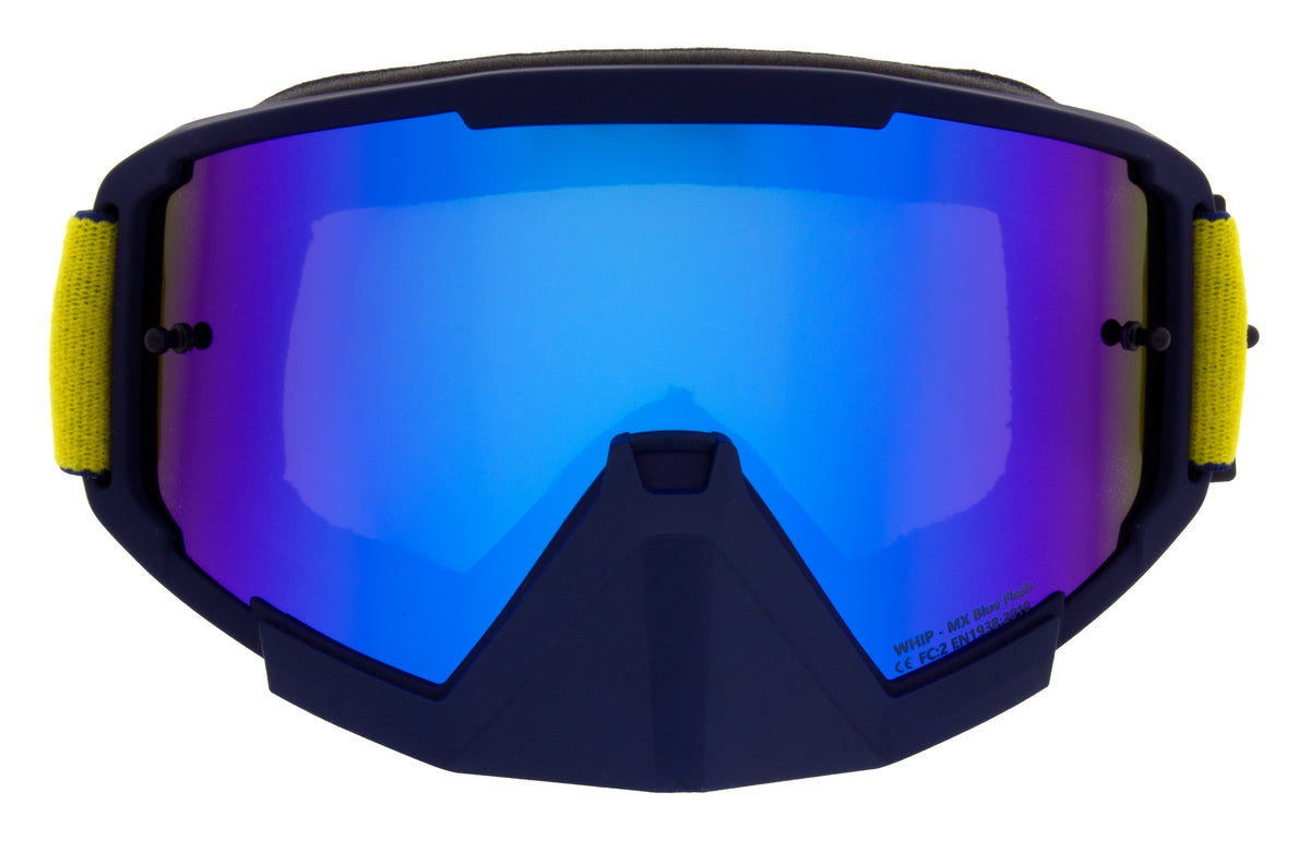 Red Bull Spect WHIP motocross goggles blue with blue lens