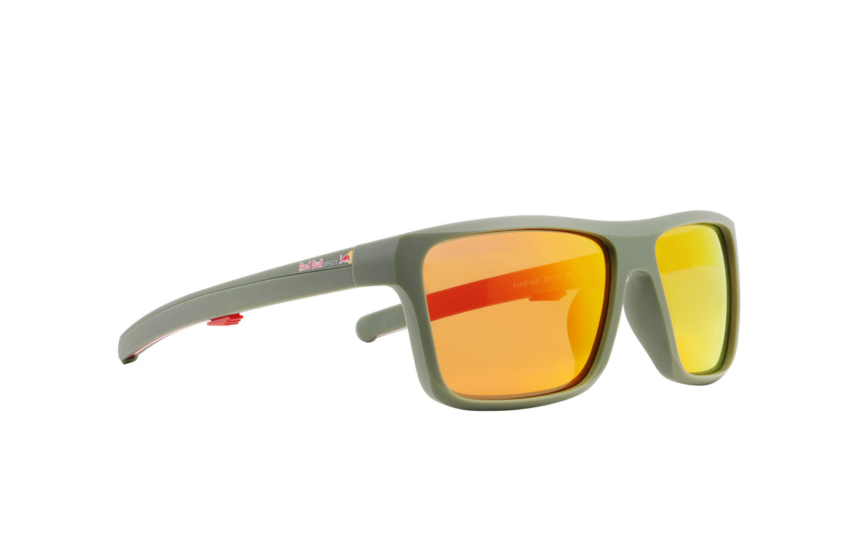 Red Bull Spect Sonnenbrille KANE olivgrün mit braunen Gläsern