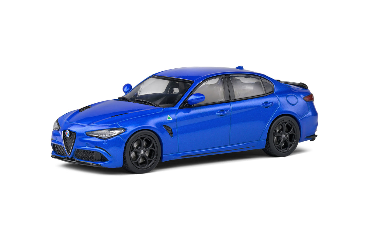 Modell Solido Alfa Romeo Giulia Quadrifoglio 1:43 blau