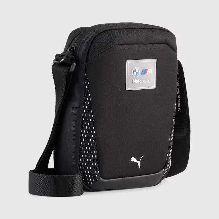 BMW Motorsport shoulder bag, black, with logo