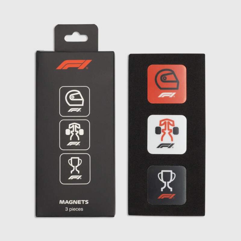 Formula 1 logo magnet set of 3