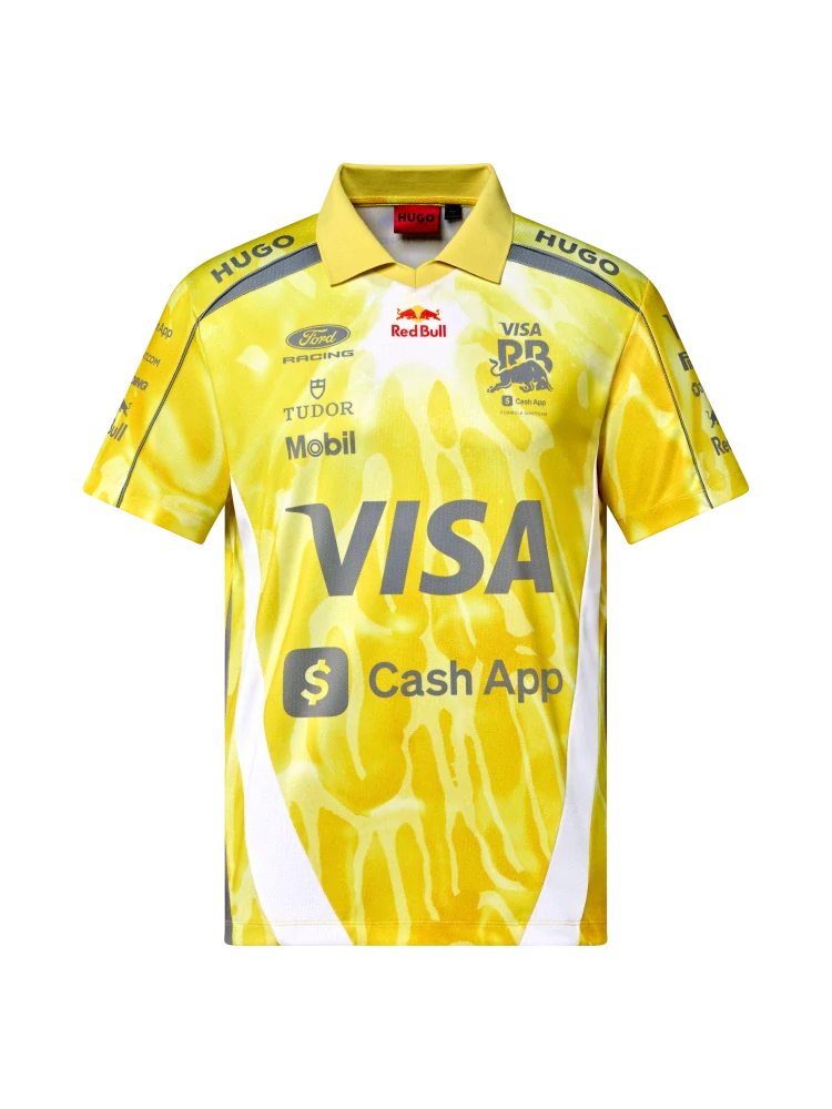 HUGO Visa Cash App Racing Bulls Team Polo – Miami GP 2026, Yellow
