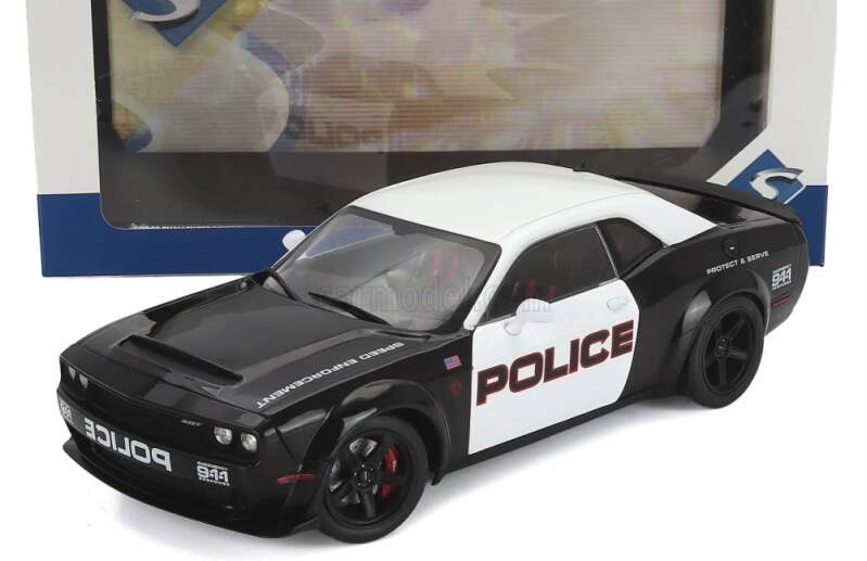 Modell Solido Dodge Challenger DEMON POLICE