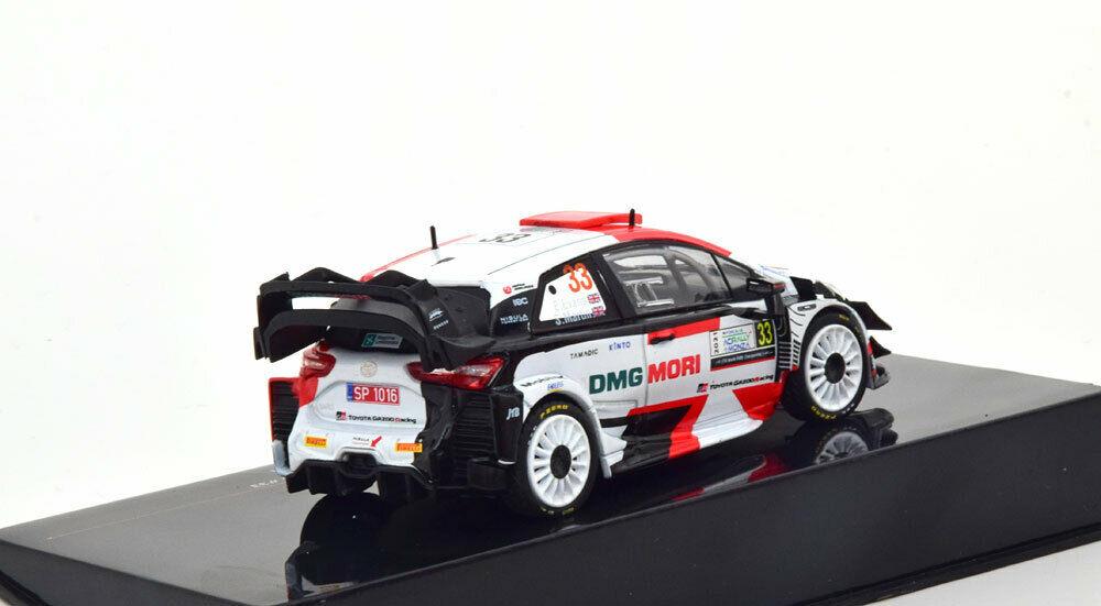 IXO Toyota Yaris WRC #33 Modell im Maßstab 1:43 – Rally Monza 2021, Evans/Martin