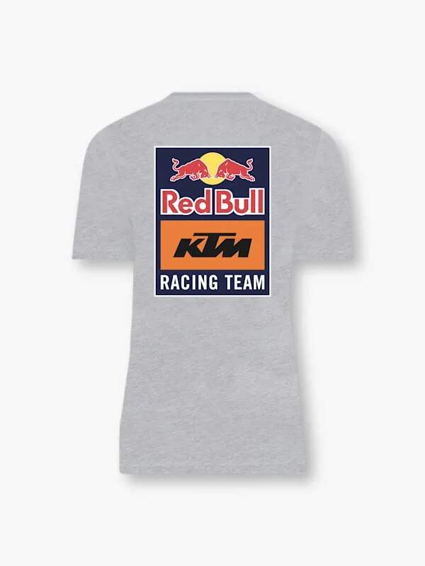 KTM Red Bull Racing Damen-T-Shirt Backprint grau