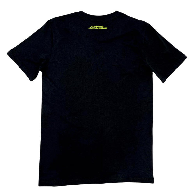 Lamborghini T-Shirt mit Lambo-Motiv schwarz