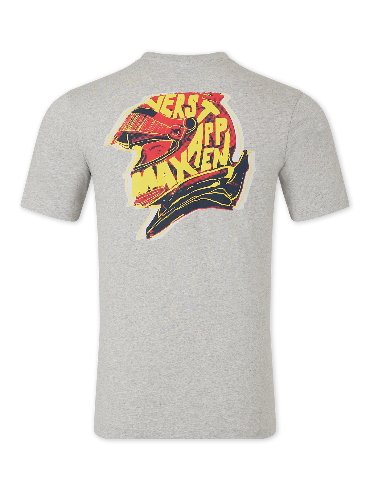 Max Verstappen T-Shirt – Red Bull Racing F1 HELMET grau