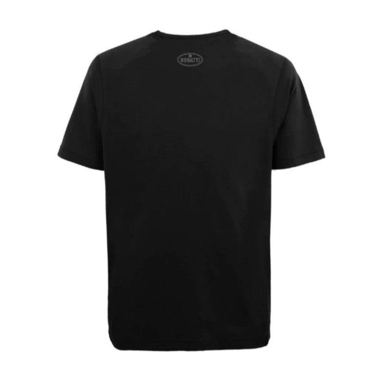 Bugatti Herren-T-Shirt in Schwarz mit Logo