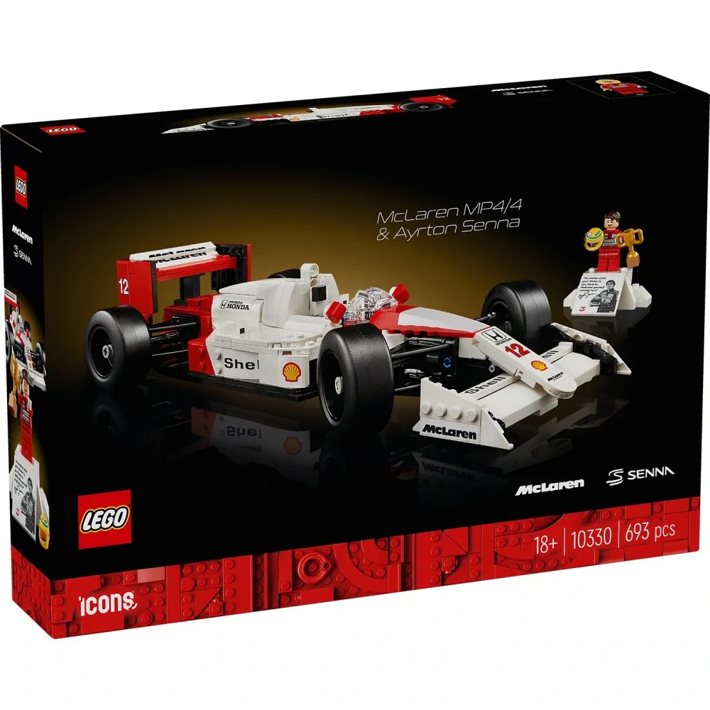 LEGO Icons 10330 McLaren MP4/4 & Ayrton Senna Building Set