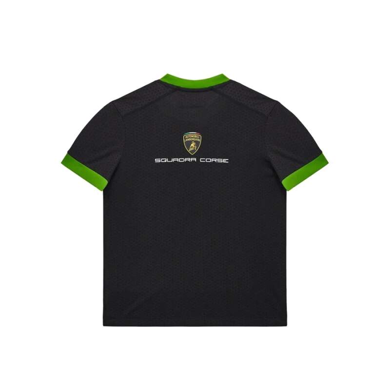 Lamborghini Squadra Corse Kinder-T-Shirt mit Sponsorenlogos – 9–12 Jahre