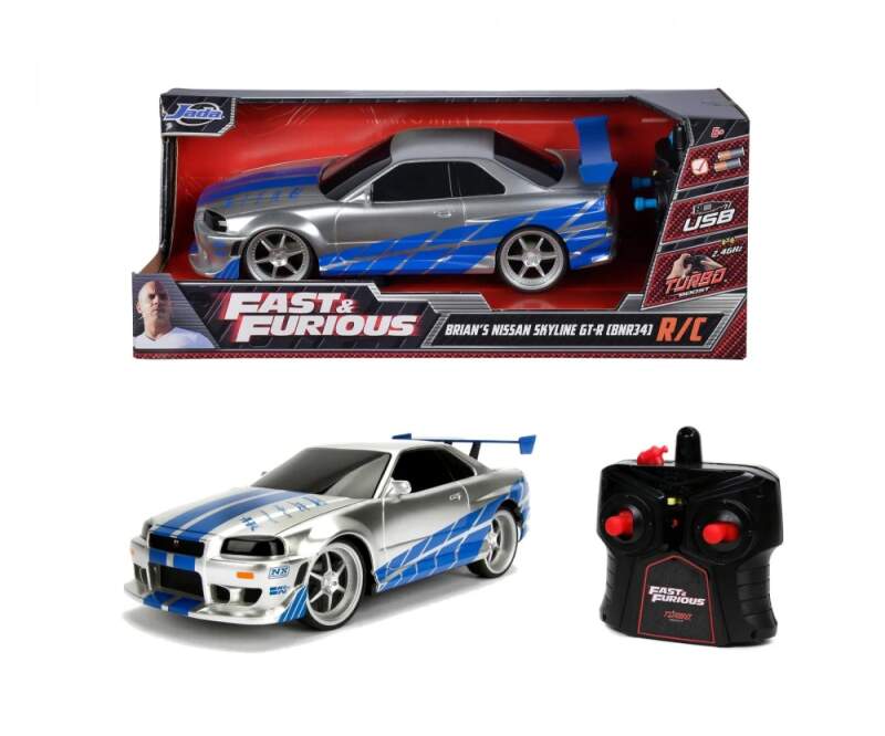 Fast & Furious remote-controlled Nissan Skyline model