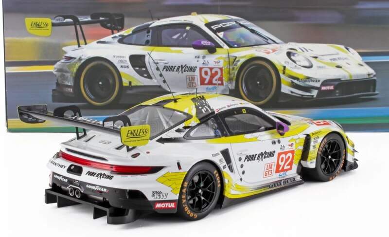 Modell IXO Porsche 911 GT3 R #92 Bachler/Malykhin/Sturm 24H Le Mans 2024