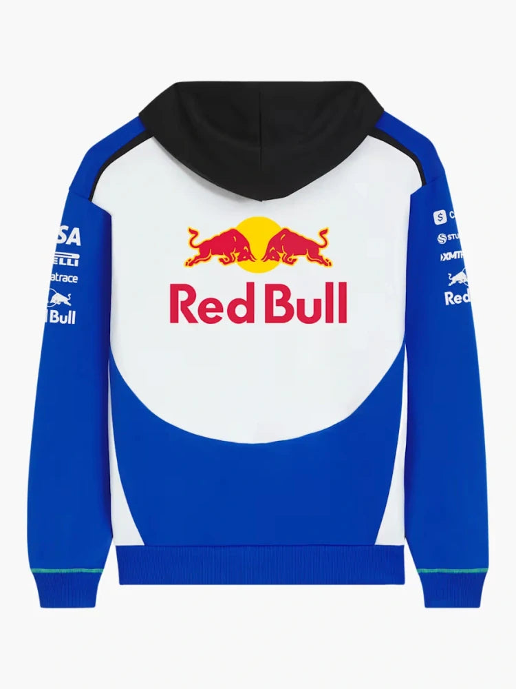 Visa Cash App Racing Bulls Team Zip-Hoodie mit Sponsorenlogos – Team Edition