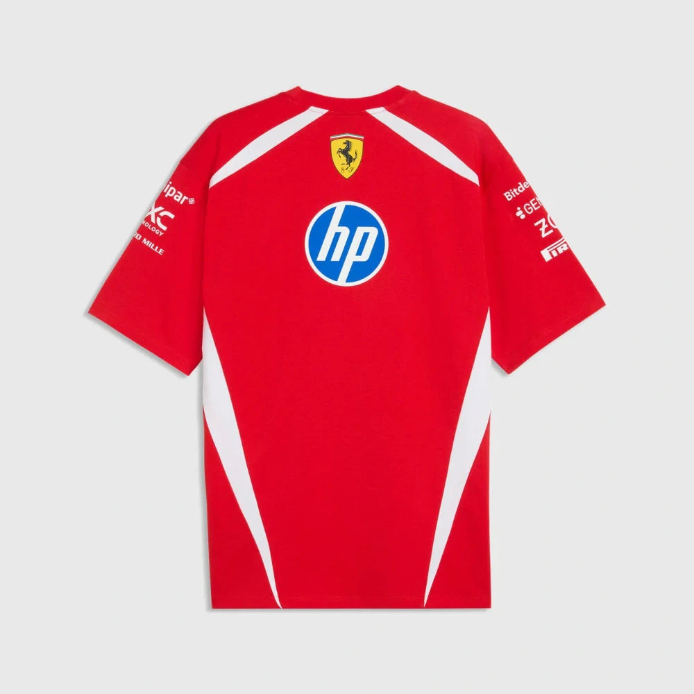 Scuderia Ferrari F1 x Puma Charles Leclerc #16 Fahrer-T-Shirt – Rot, Oversized