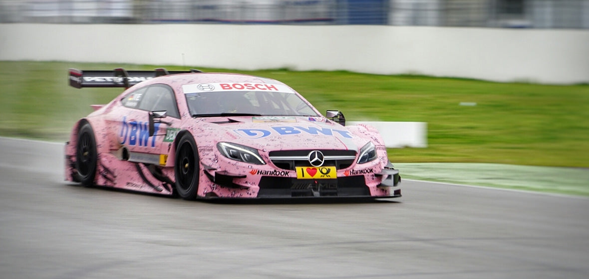 Modell Mercedes-Benz DTM C63 AMG L. Auer im Maßstab 1:43