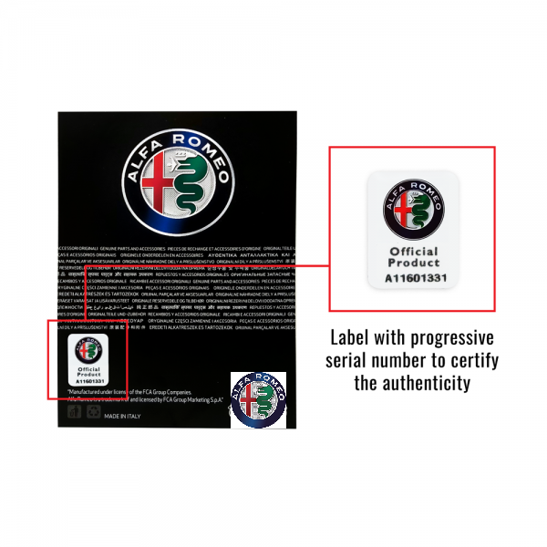 Alfa Romeo samolepky Quadrifoglio