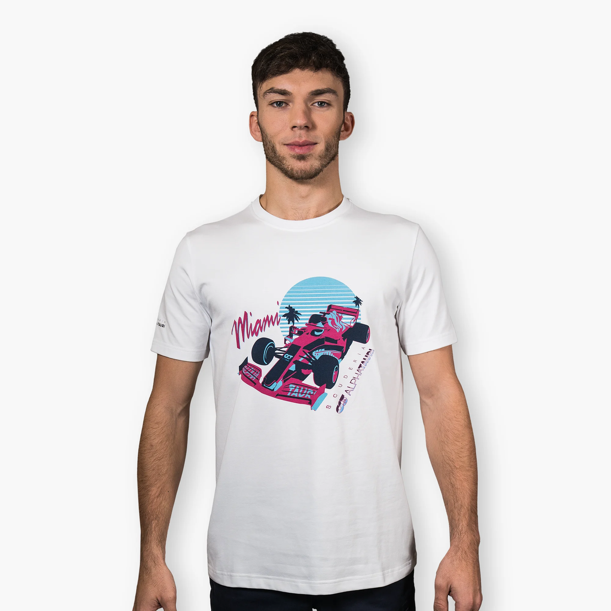 Scuderia AlphaTauri Miami GP 2022 T-Shirt – White