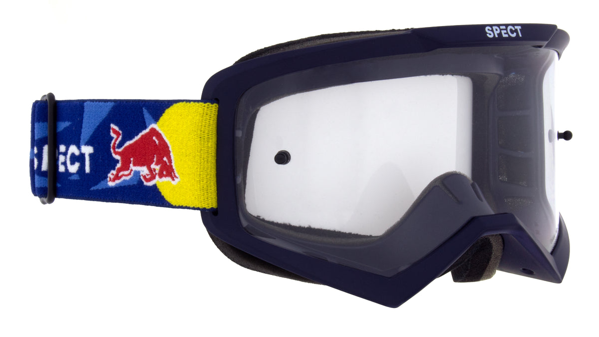 Red Bull Spect Motocrossbrille EVAN blau mit klarem Glas