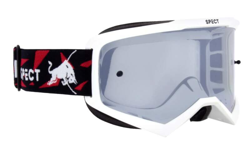 Red Bull Spect EVAN motocross goggles white with clear lens