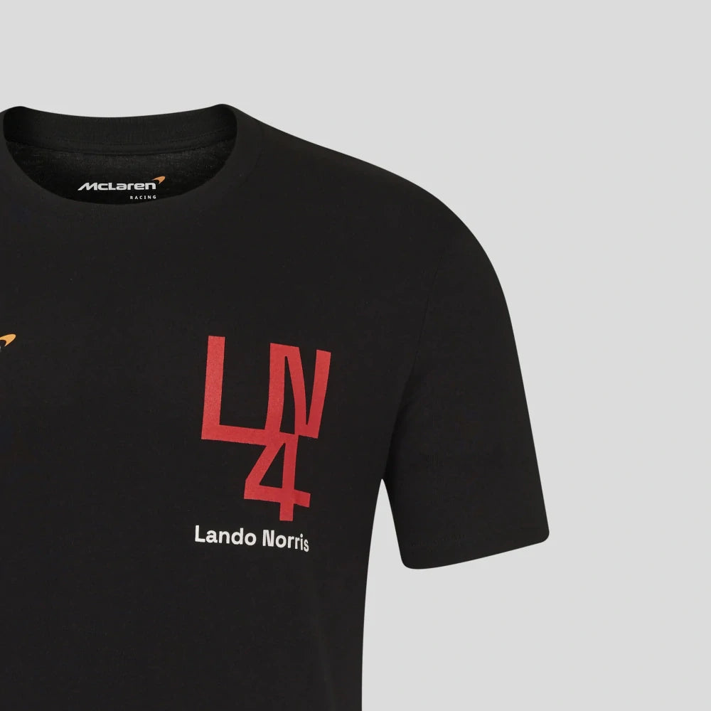 McLaren F1 Lando Norris LN4 T-Shirt – Schwarz
