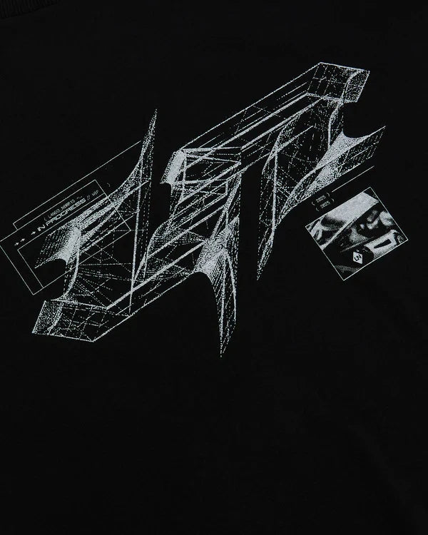 Lando Norris LN4 PIXEL T-Shirt – Schwarz