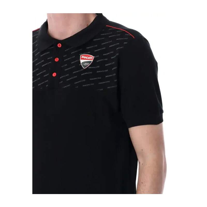 Ducati Corse Fan-Poloshirt mit Logo