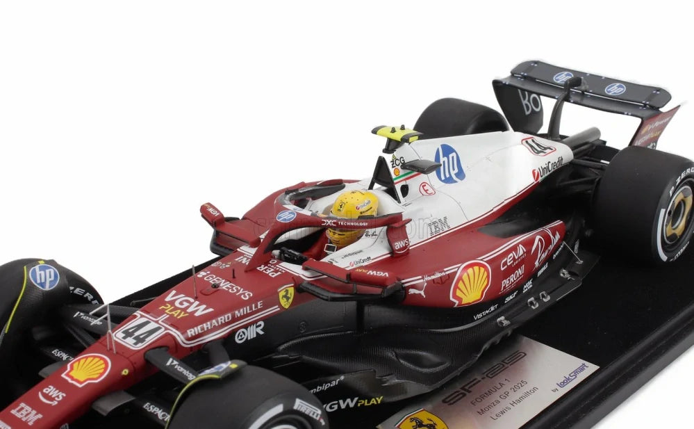 LookSmart Scuderia Ferrari SF-25 L. Hamilton Modell im Maßstab 1:18 – Monza GP 2025