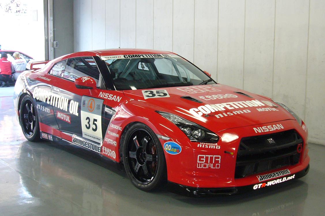 Modell Motul Nismo GT-R 2008 #35 vom 24-Stunden-Rennen Tokachi in Japan