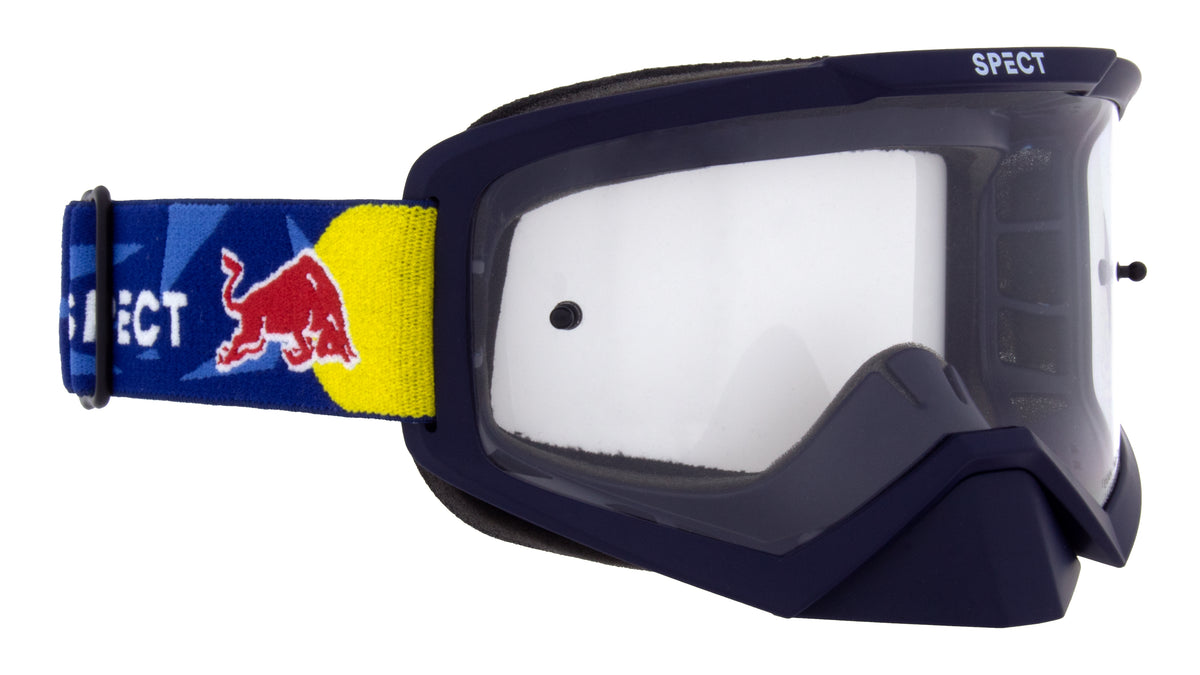 Red Bull Spect Motocrossbrille EVAN blau mit klarem Glas