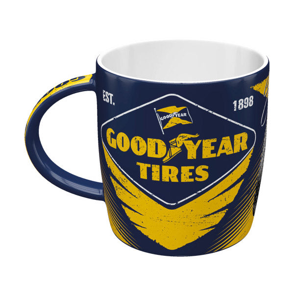 Goodyear Keramikbecher mit Motiv