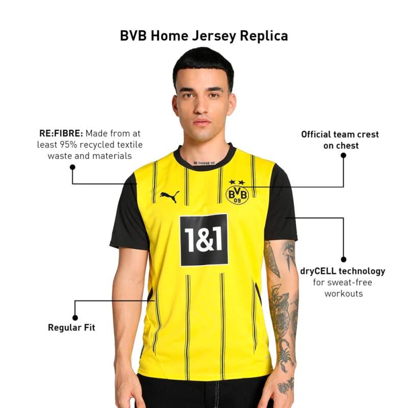 BVB Dortmund Puma 24/25 home jersey – replica