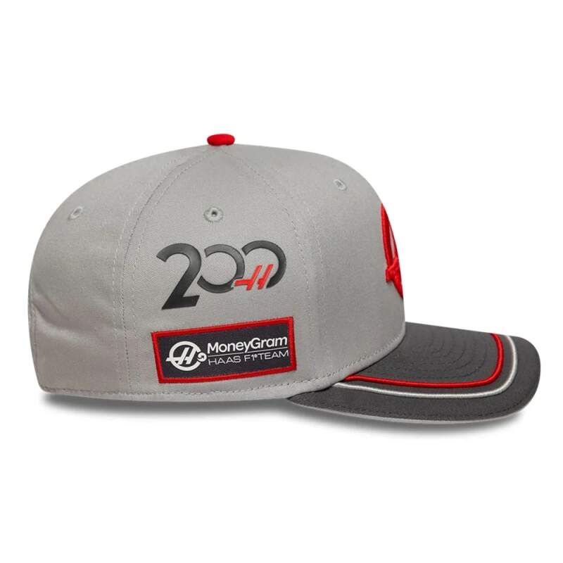 Haas F1 MoneyGram Teamkappe dunkelgrau