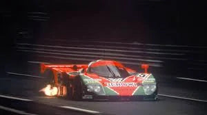 PETROL ART 3D Le Mans Frame with Mazda 787B Johnny Herbert 1:43 Model