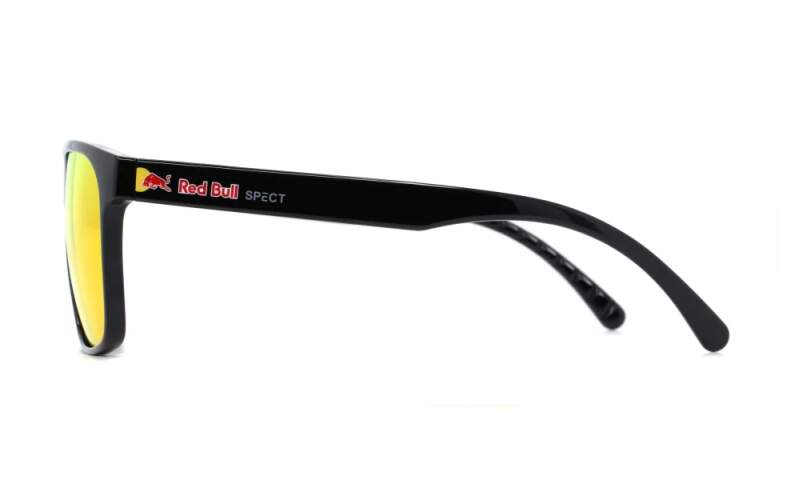Red Bull Spect EARLE sunglasses, black with orange lenses