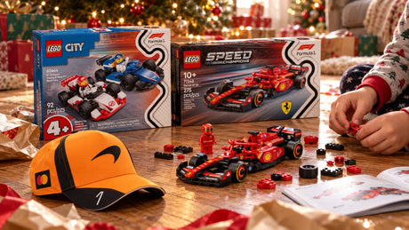 Geschenk für junge F1- und MotoGP-Fans: Größen, LEGO nach Alter und Modelle – mit KI erstelltes Illustrationsbild