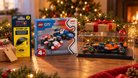 Geschenke für F1- und MotoGP-Fans unter 500, 1.000 und 2.000 Kč – mit KI erstelltes Illustrationsbild