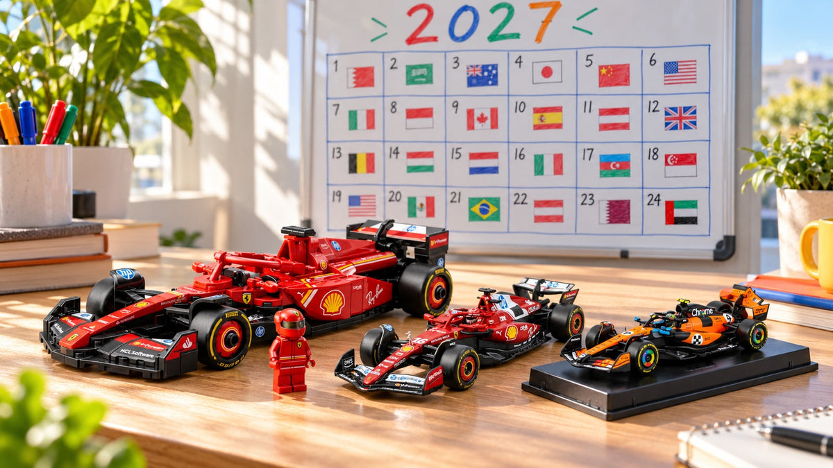 F1-Kalender 2027: alle Rennen und Startzeiten in tschechischer Zeit – mit KI erstelltes Illustrationsbild
