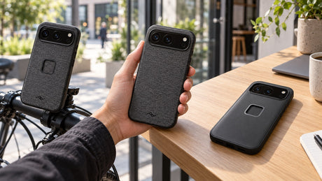 Peak Design Mobile und SlimLink: Hüllen, Halterungen und Kompatibilität – mit KI erstelltes Illustrationsbild